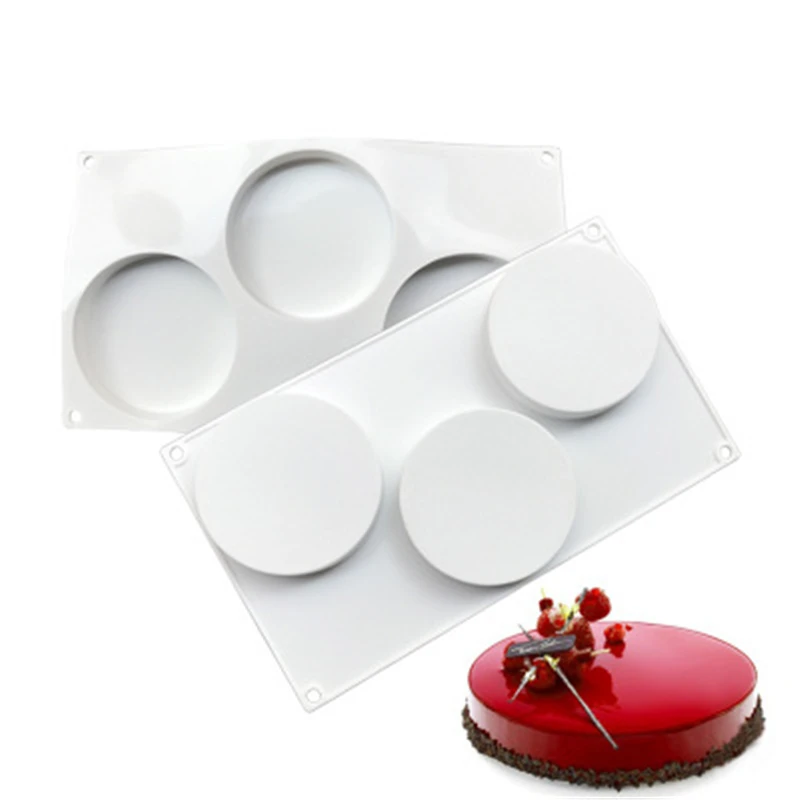 3 полостей неглубокие цилиндрические формы для торта антипригарные гамбурговые