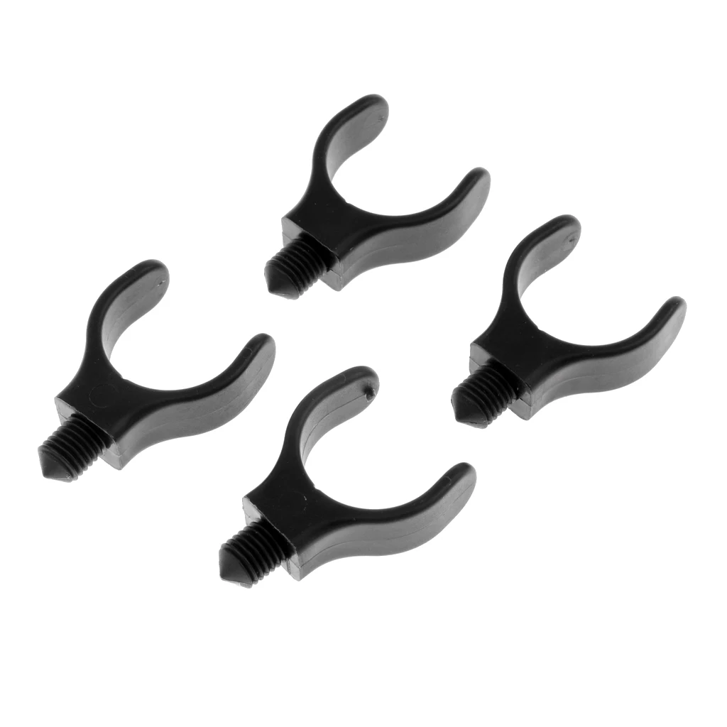 

4Pcs Fishing Tackle Rod Rest Butt Rest Gripper M3/8 for Rod Pods Bank Sticks