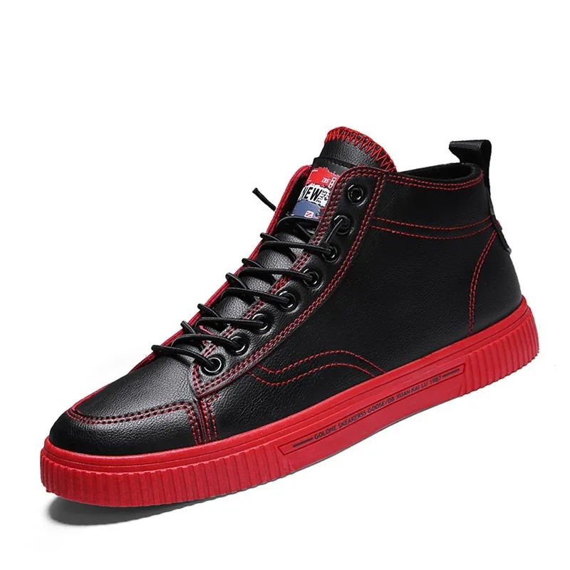 Универсальная повседневная мужская обувь с высоким верхом на весну и осень