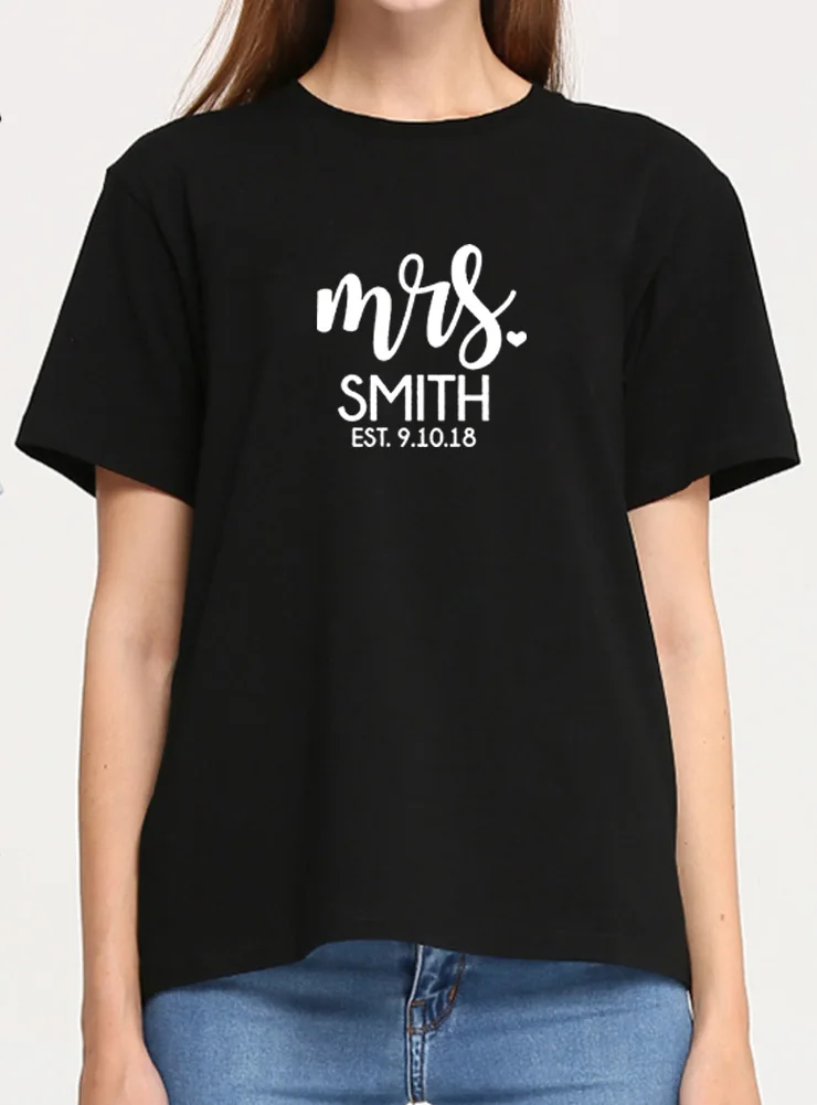 MRS SMITH стильная футболка для женщин летняя с круглым вырезом женская коротким