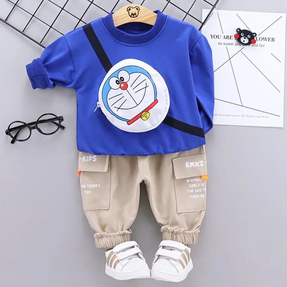 Детский спортивный костюм с длинным рукавом рубашка и штаны | Детская одежда