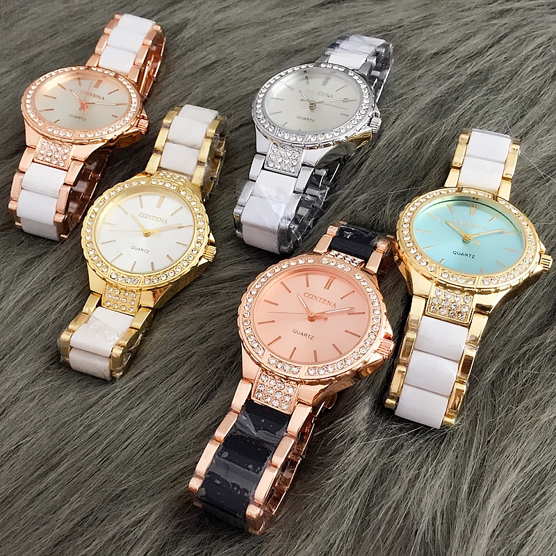 Часы наручные женские с большим циферблатом брендовые модные роскошные|Женские