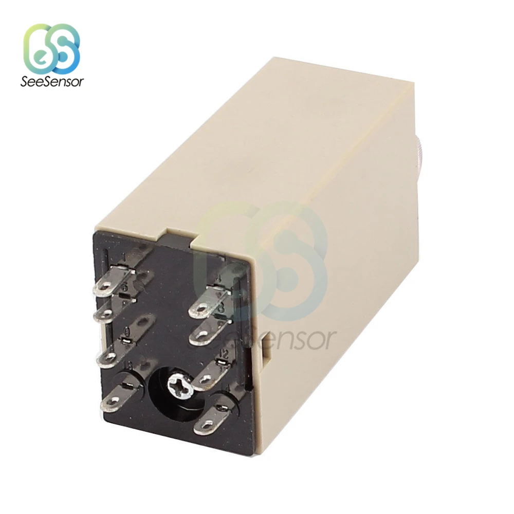 Стандартное реле времени задержки 12 В постоянного тока базовое гнездо PYF08A 0 30