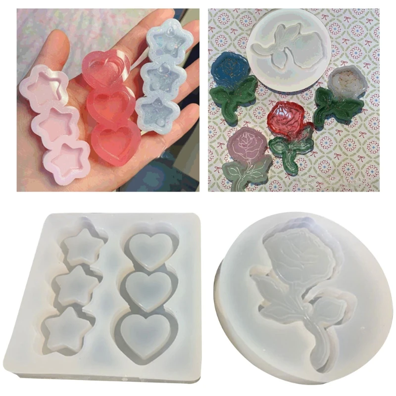 

DIY Quicksand Casting Silicone Mould Crafts Jewelry Making Tools Crystal Epoxy Resin Mold