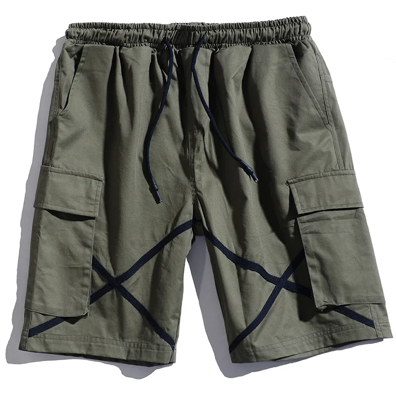 

Men's Shorts Japanese Outdoor Sports Shorts Men's Summer Five-Point Pants Loose Beach Pants Thin Casual Sports Short Homme