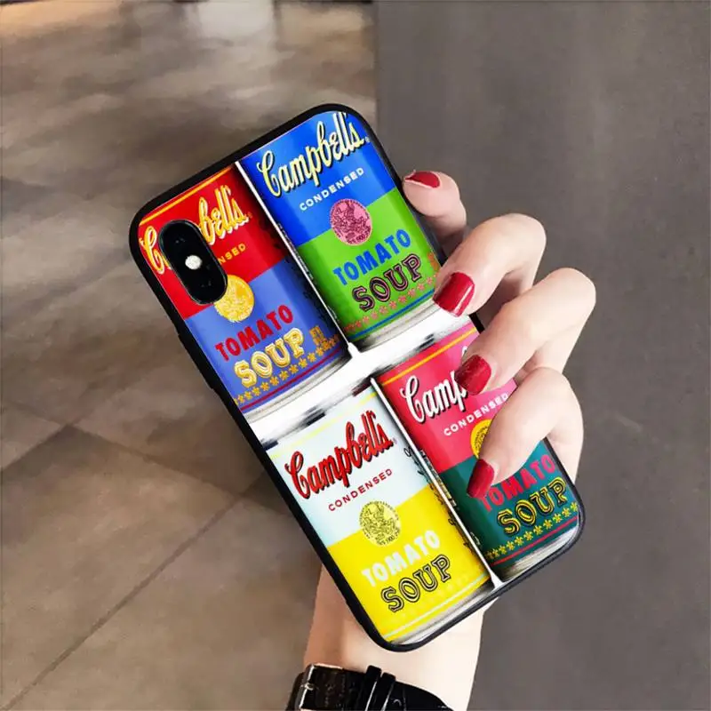 

Babaite Andy Warhol Soup Phone Cover for samsungaNote10lite A81 01 11 31 huaweihonor8A 9X redmi9 note9 8A oppoReno2 3pro ace