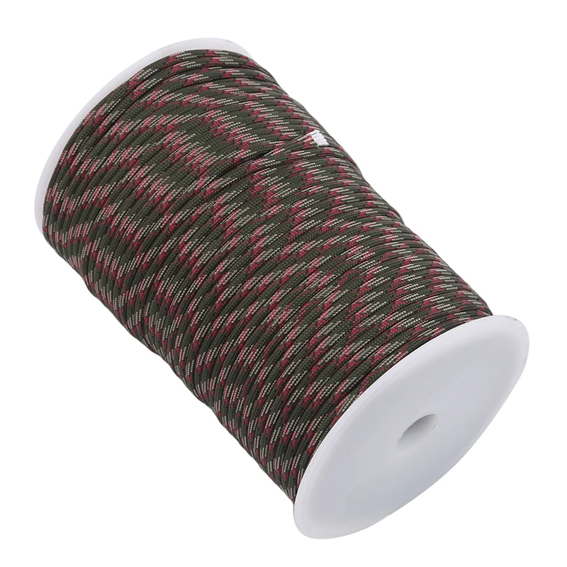 

100M 550 Standard 9-Core Paracord Rope Outdoor Parachute Cord Camping Survival Umbrella Tent Lanyard Strap Bundle