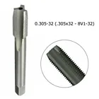 Кран с резьбой клапана 0,305-32 (.305x32 -8V1-32), кран с хвостовиком клапана из быстрорежущей стали, высококачественный конический кран с 3 отверстиями и высокоскоростной стальной проволокой