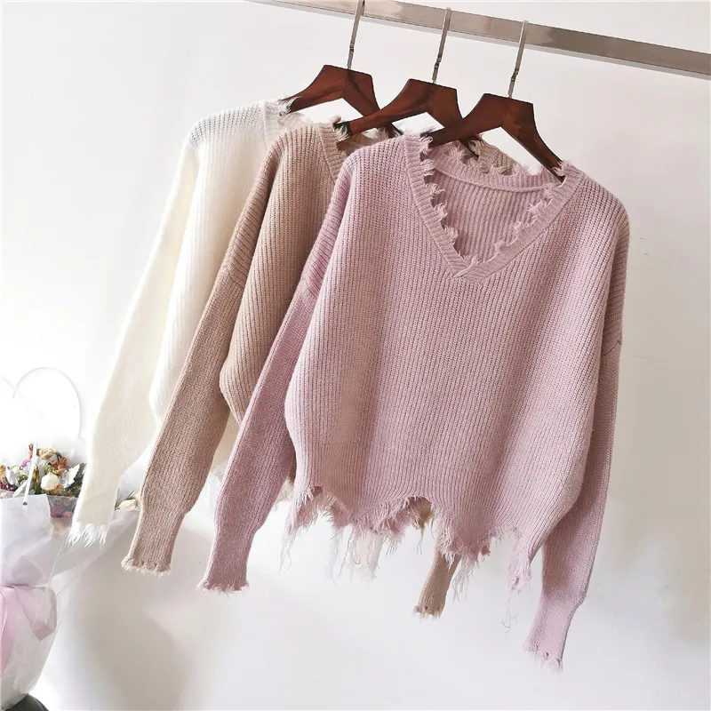 

Осенняя Базовая рубашка с длинным рукавом, короткий женский топ с V-образным вырезом и специальным подолом