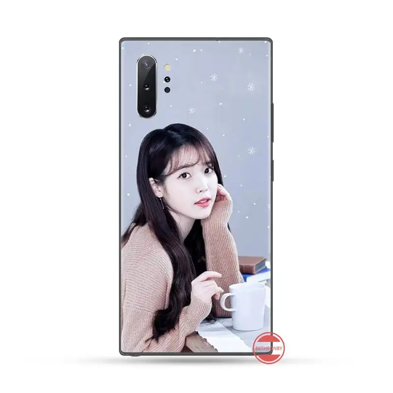

IU Korean girl Phone Case For Samsung galaxy S 7 8 9 10 20 edge A 6 10 20 30 50 51 70 note 10 plus