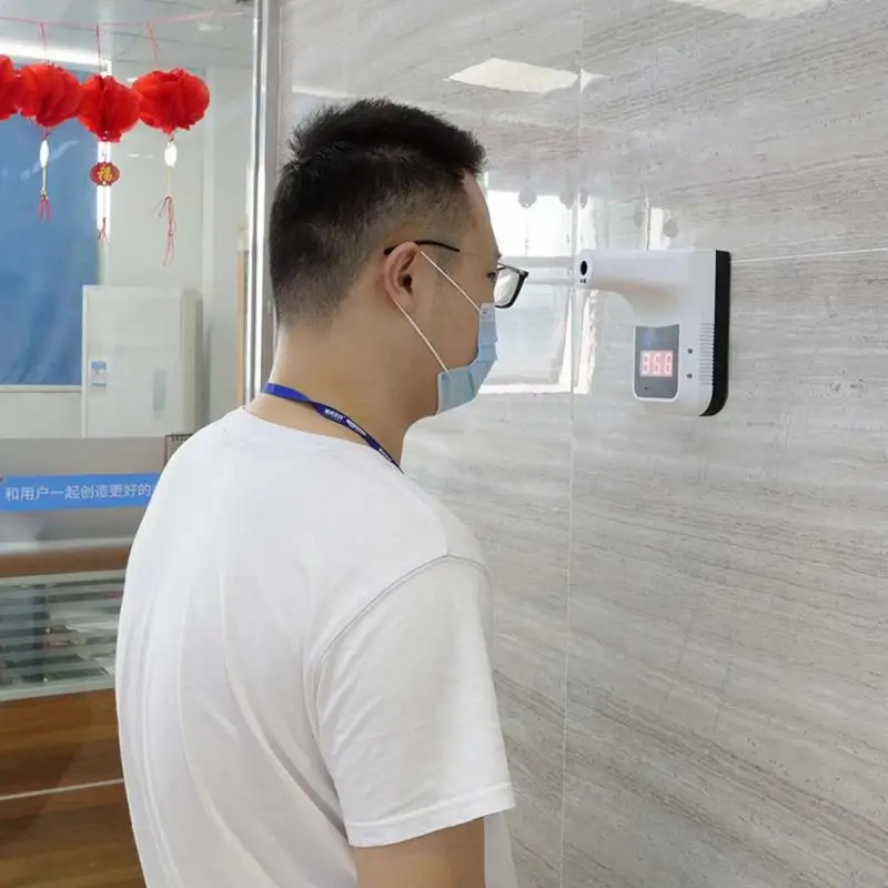 

Accurate Wall Mounted Multifunctional Non Fever Detection Restaurant Infrared Thermometer Instant Reading With Alarm