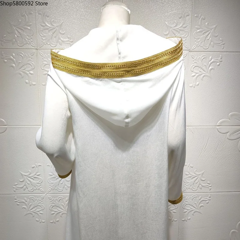 Женское длинное атласное платье Abaya мусульманский хиджаб африканские арабские