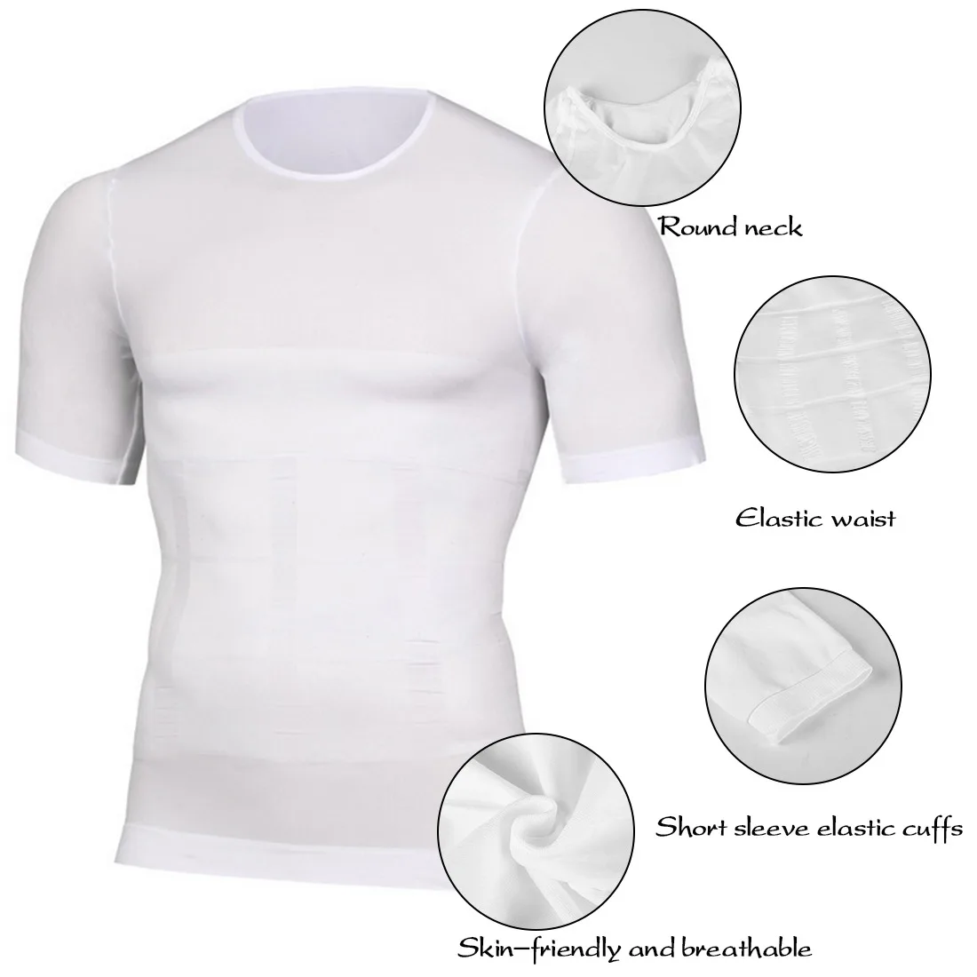 Новинка Мужская корректирующая рубашка для коррекции осанки пояс похудения