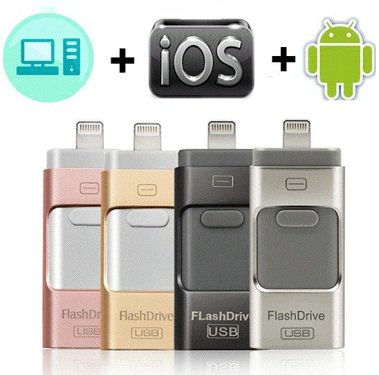 Usb-флеш-накопитель для iPhone/iPad /Android Phone 3 0 128 ГБ | Компьютеры и офис