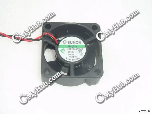 Для SUNON KDE1204PKVX MS.GN 12 В постоянного тока 1 6 Вт 4020 4 см 40 мм 40x40x20 2 контактный