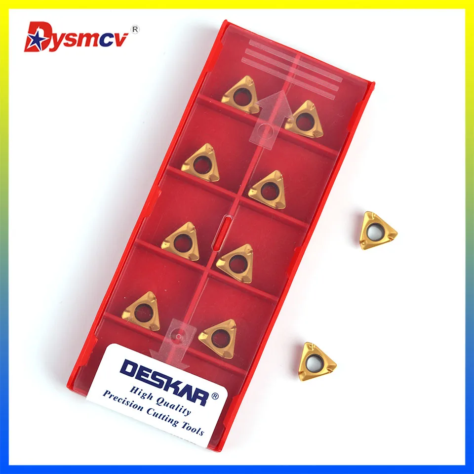

DESKAR 3PKT100408R-M LF6028 original cemented carbide blade CNC lathe metal tool turning tool 3PKT 100408 blade milling cutter