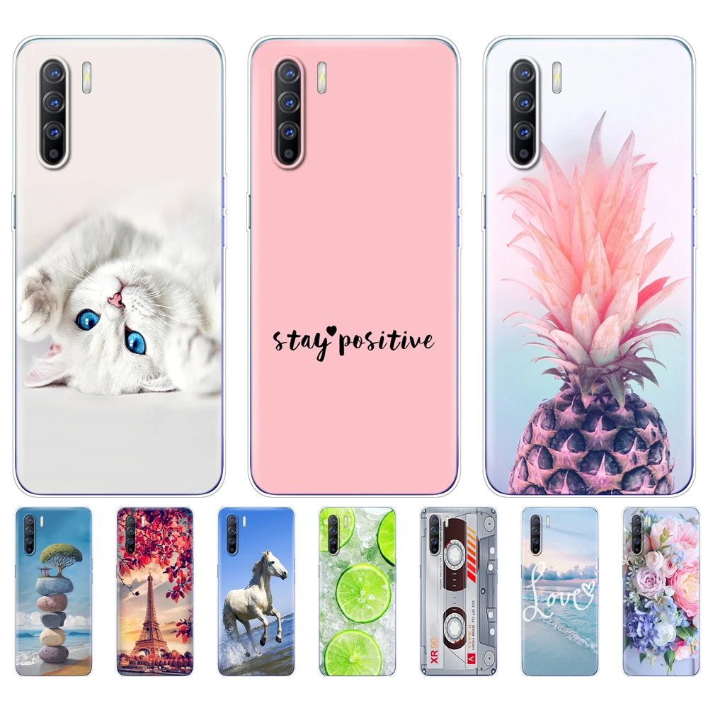 Чехол для OPPO Reno 3 мягкий силиконовый чехол 6 4 дюйма из ТПУ телефона Reno3 Global Coque OPPOReno3