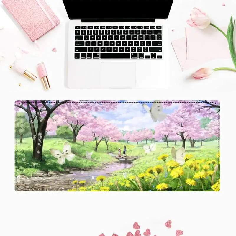 

Candy Color Anime Landscape Rubber Mouse Durable Desktop Mousepad Free Shipping Large Mouse Pad Keyboards Mat
