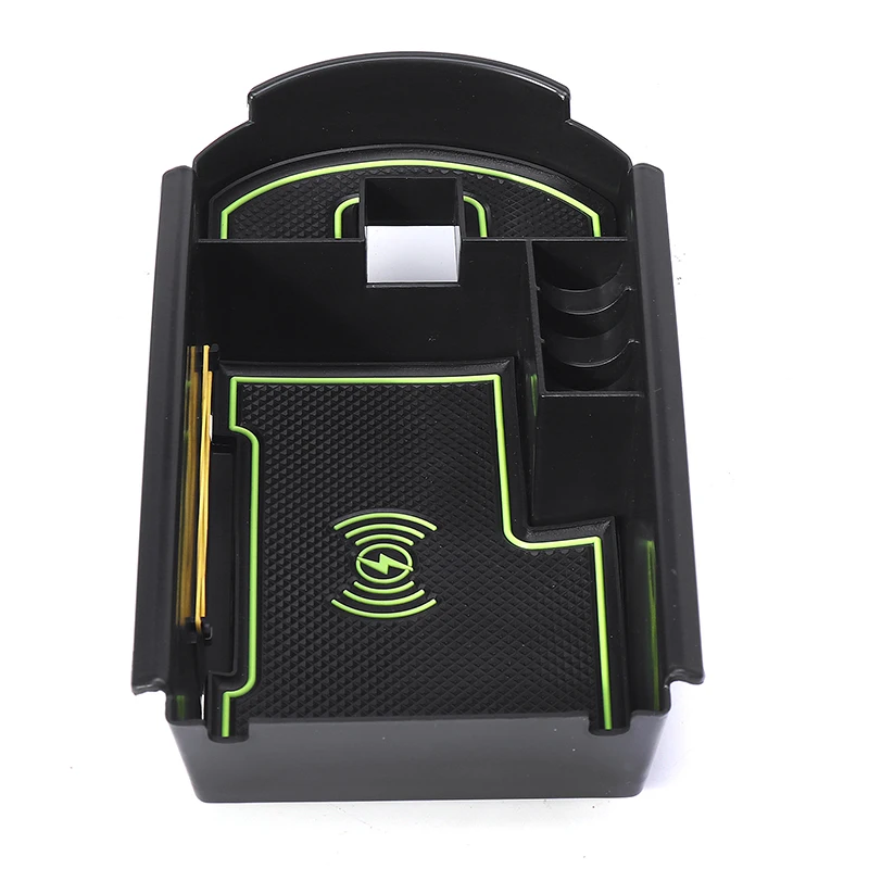 

10W Car Auto Qi Wireless Charger phone Wireless Charging Central Armrest Storage Box Car Holder For Toyota C-HR CHR 2016-2018
