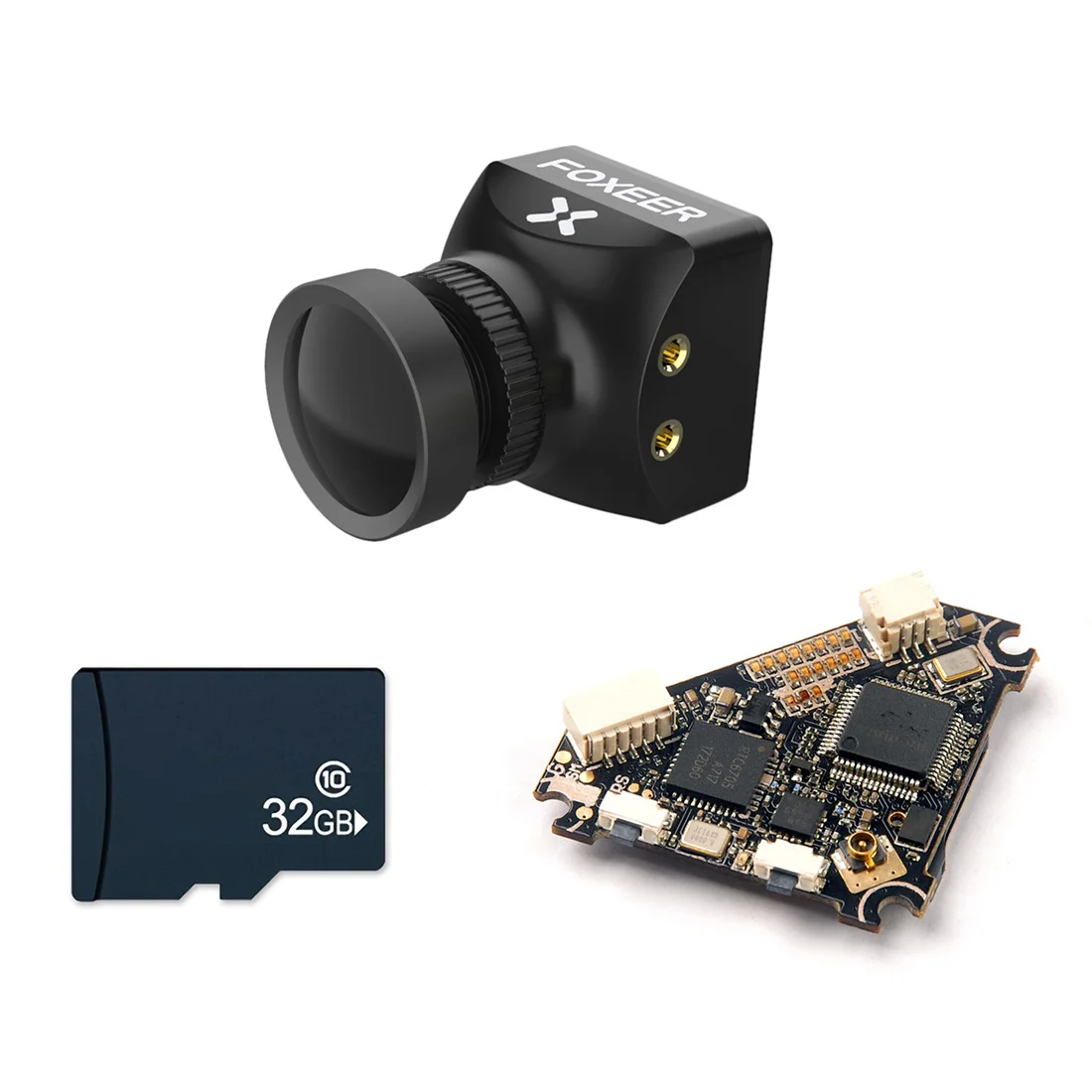 Foxeer Razer Mini HD 5MP 2 1 мм M12 1200TVL FPV камера со стразами 5 8 ГГц 40CH VTX 32G карта памяти для DIY RC