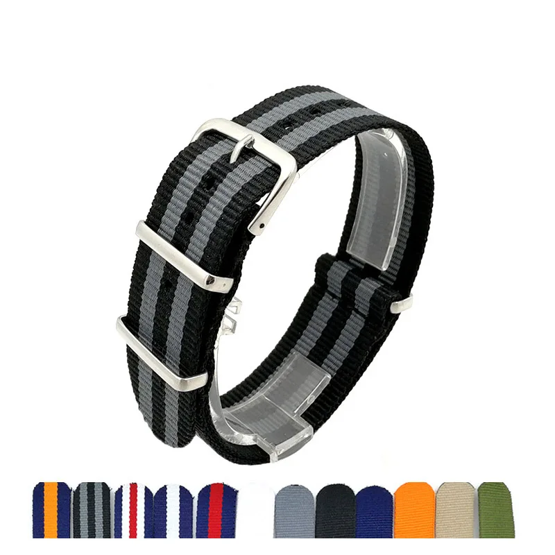 Стойкие ремни ZULU ремень НАТО сверхмощный нейлоновый холст кольцо Пряжка 18 мм 20