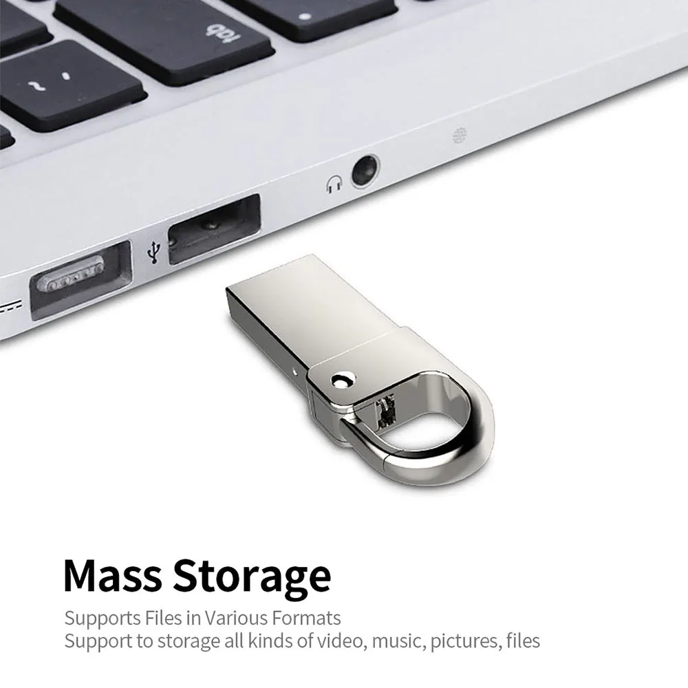 

USB2.0 USBFlashDisk Perfect Compatibility Multi-function Protection Waterproof Compact & Easy to Carry Metal Design 8GB