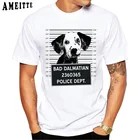 Забавные Bad собака породы далматинец Футболка с принтом, модные мужские футболки, Забавный карманный дизайн собаки, крутая Мужская футболка повседневные топы в хипстерском стиле