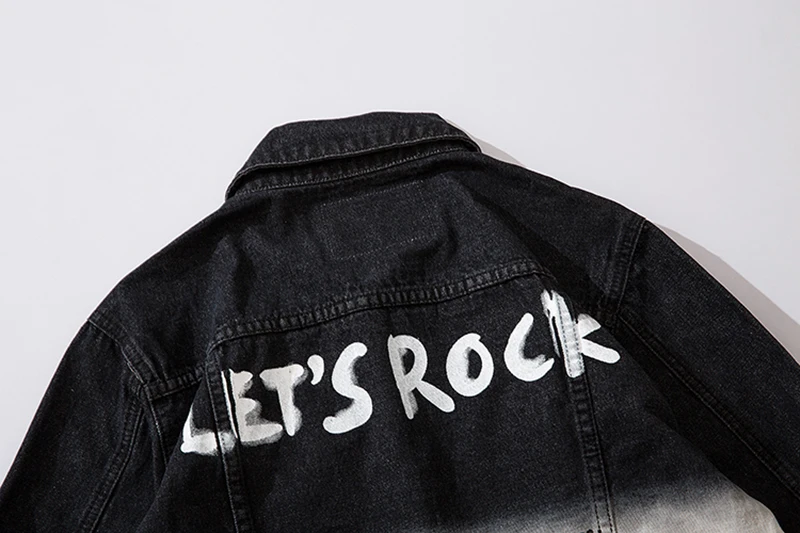 Мужские комбинезоны в стиле ретро с градиентом японском Харадзюку джинсовые