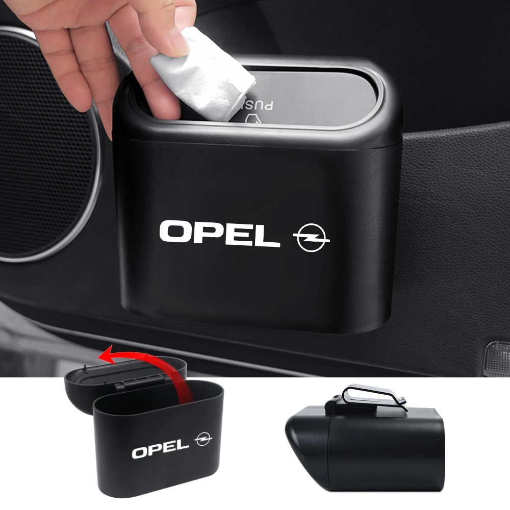 

Car Interior Automatic Rebound Trash Can Storage Box Garbage Bin Dustbin For Opel Astra H G J Insignia Mokka Corsa Vectra C D