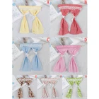 1 шт. миниатюрная сетчатая и кружевная розовая хлопковая занавеска для кукольного домика масштаба 112, мебель для спальни, декор Acc