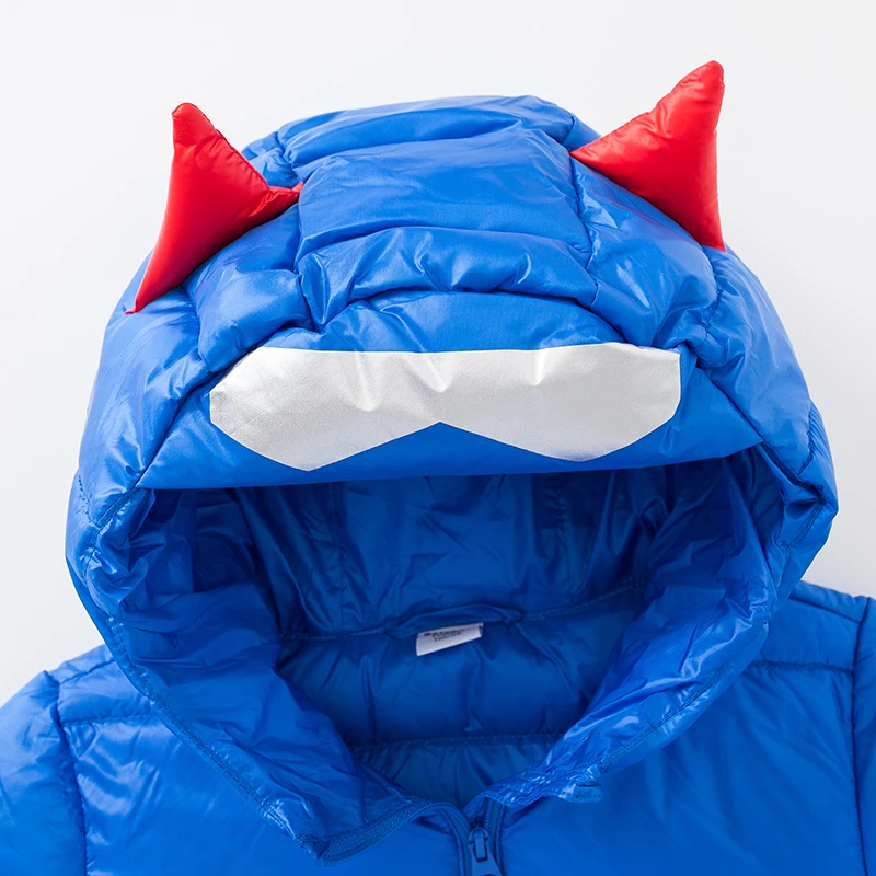 Children down jacket short autumn and winter 2019 new boys baby children's clothing light hooded coat | Мать и ребенок