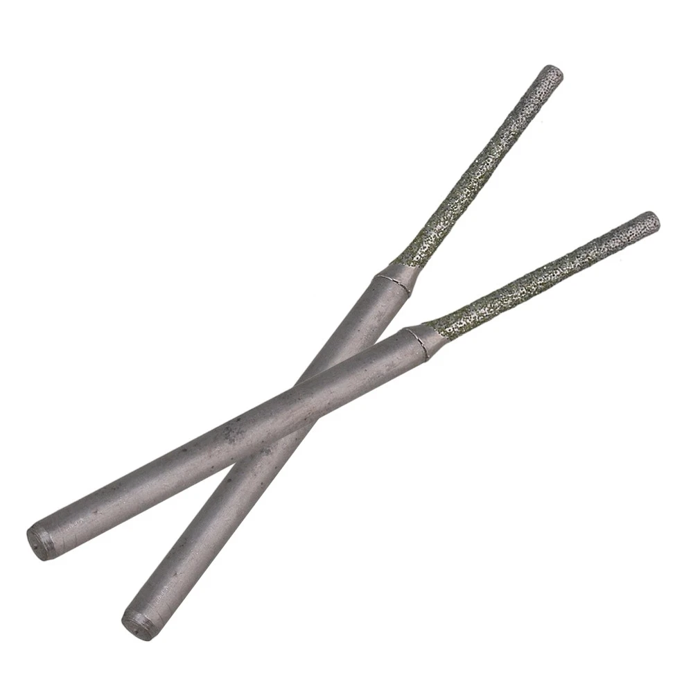 10x Lapidary Алмазное покрытие Твердые биты драгоценные камни сверлильная игла 1 5 мм