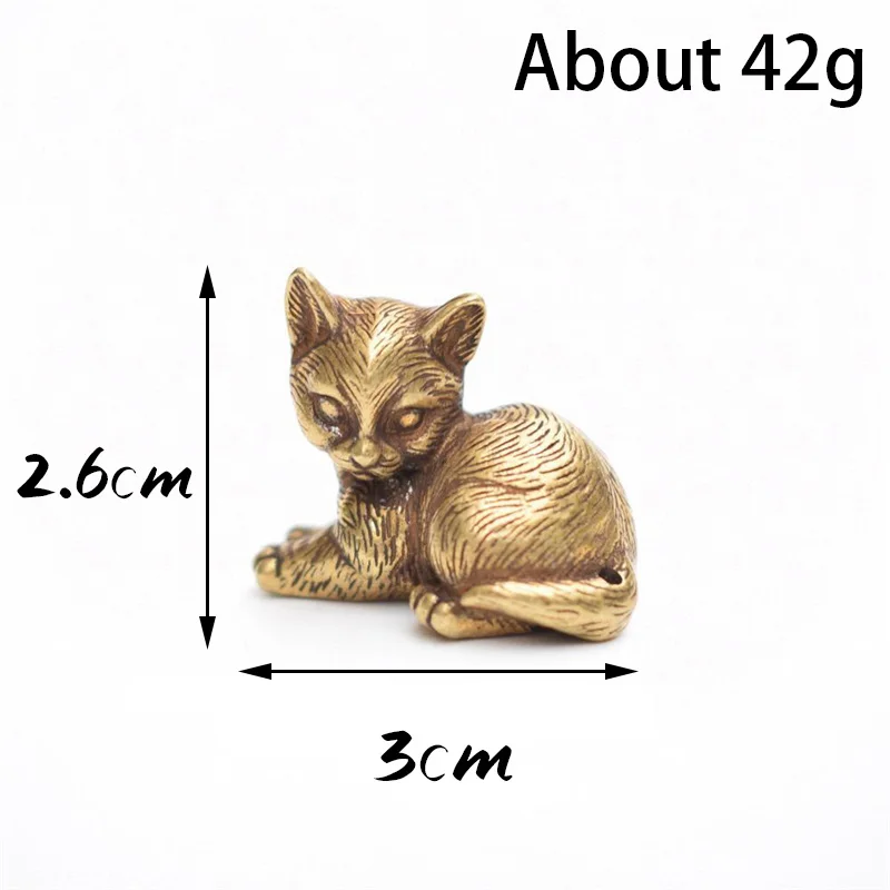 

Винтажный медный держатель для благовоний с котом