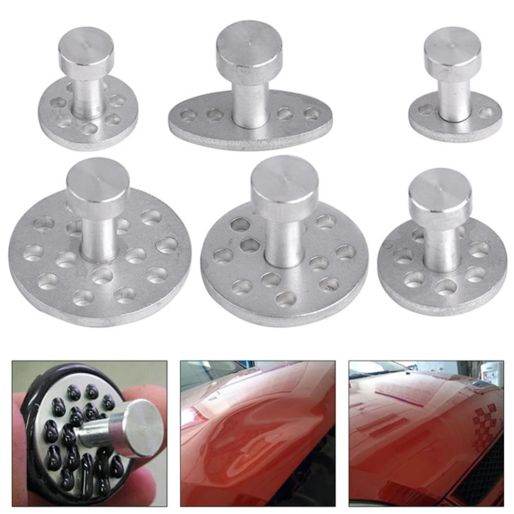 6 шт. потянув инструменты для ремонта автомобиля вкладки клей металлический