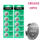 100% оригинальная литиевая батарея CUNVAE CR1632 CR 1632 3 в для часов Часы с калькулятором, игрушек, кнопок
