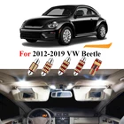 8 шт. Canbus Светодиодная лампа для освещения салона автомобиля Kit для 2012-2019 VW Beetle Dome багажник туалетное зеркало лампа белый без ошибок