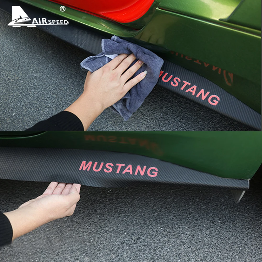 AIRSPEED для Ford Mustang 2015 2016 2017 2018 2019 стикер кожа углеродное волокно текстура автомобиля