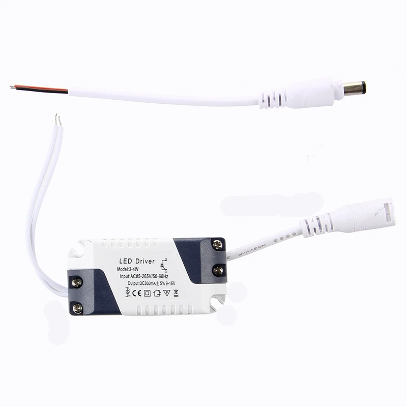 

AC 90-240V to DC 9-12V 3W Constant Current LED Strip Power Driver Transformer