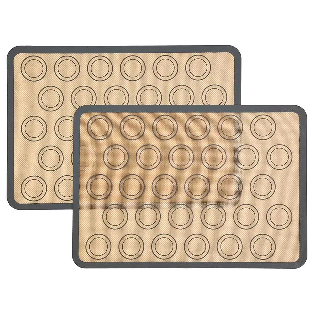 1 шт Силиконовая выпечка пирожных макарон коврик антипригарный лист выпечки