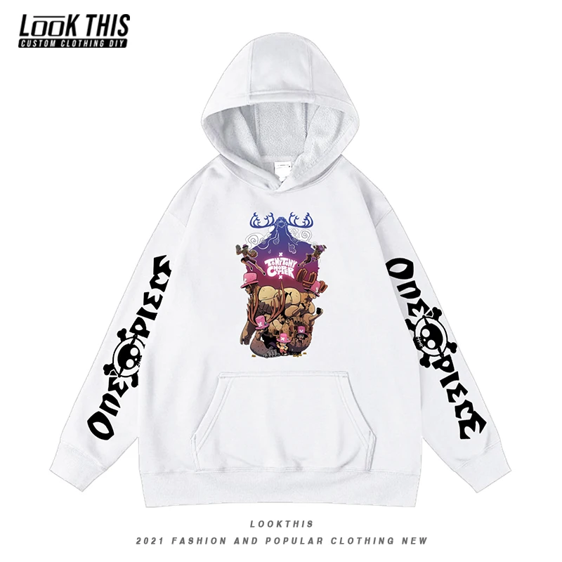 

One Piece Mens Hooded Oversized Sweatshirts Print Anime Casual Boy Teens Loose Hoodie Streetwear Unisex Men Fleece Pullover Top