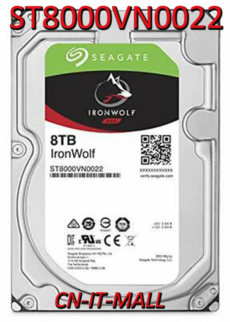 

Seagate ST8000VN004 ST8000VN0022 8TB NAS 7200 RPM 256MB Cache SATA 6.0Gb/s 3.5" Internal Hard Drive