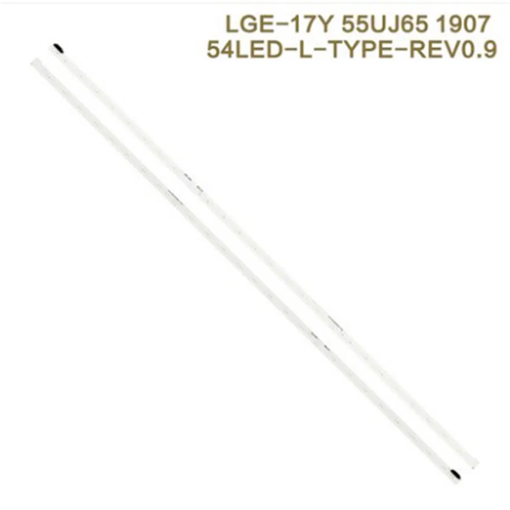 

LED backlight strip for LG 55UJ6540 LGE_17Y 55UJ65 1907 54LED_R_TYPE L_type 55UJ701V 55uj651 HC550EGG New 2 PCS/set 600mm