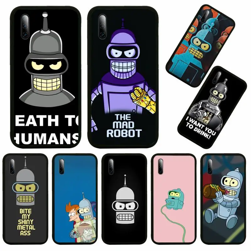 

Cute Futuramas for kid Phone Case For Huawei Nova 2 3 4 5 7 I T Plus E Pro Se Y5 Y6 Y7 Y8 Y9 Y10 P Plus Prime 2018 S Cover