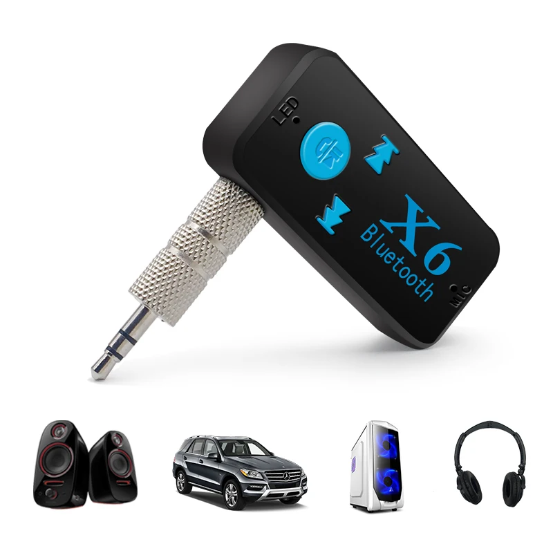 Bluetooth Aux аудио приемник разъем 3 5 мм 4 1 поддержка громкой связи TF карты A2DP Mp3