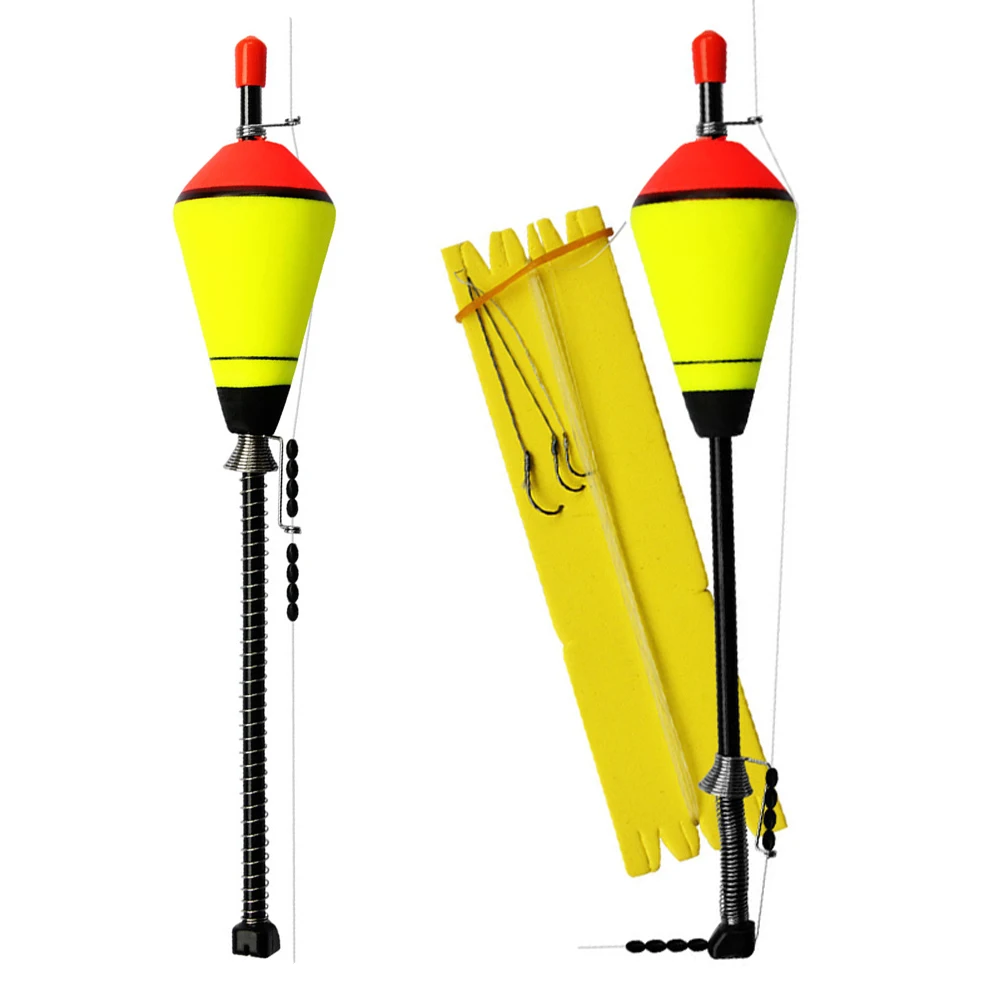 Автоматический поплавок для рыбалки портативный комплект авто крючок триггер