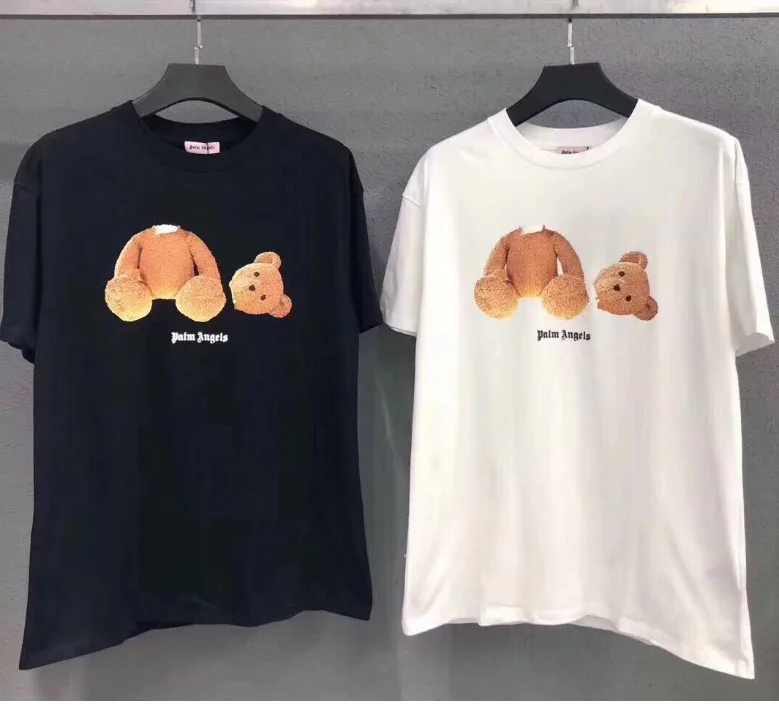 Повседневная футболка унисекс с короткими рукавами изображением пальмового