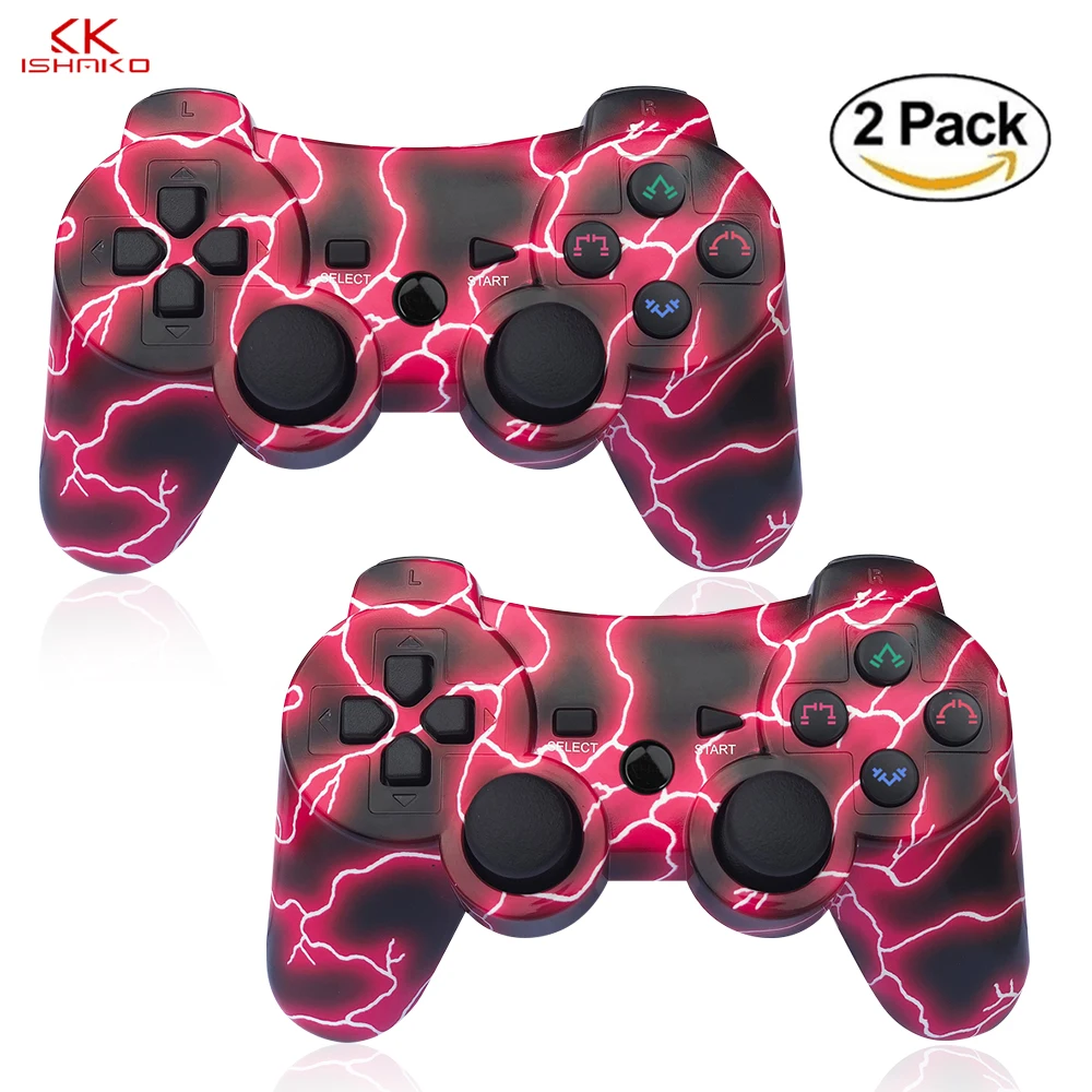 Беспроводной игровой контроллер K ISHAKO для PS3 Playstation3 Remot Ligthning Red консоли геймпады