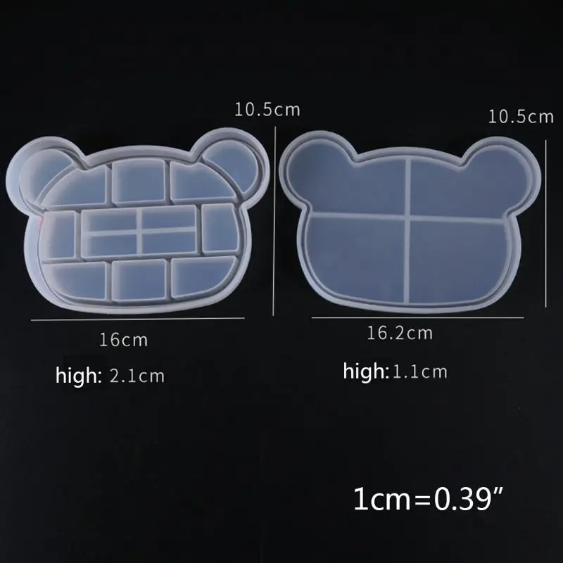 

Jewelry Crafts Making Mould UV Crystal Resin Decorative Craft DIY Bear Butterfly Shape Storage Box Epoxy Molds