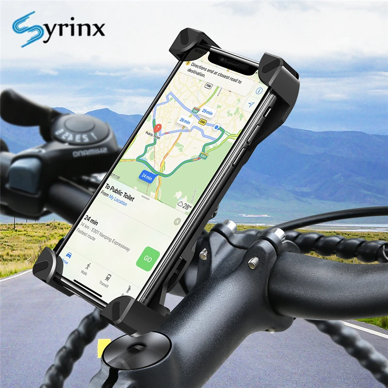 Механический велосипедный держатель для телефона Samsung MTB руль мобильный