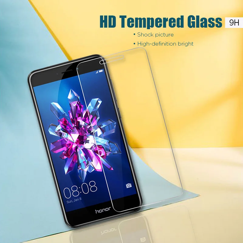 Закаленное стекло 9H для Huawei Honor 6 7 8 Lite 9N 7S 8S Защитная пленка HD экрана 7X 8X Max 9X Pro